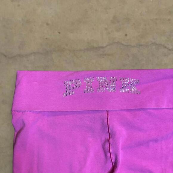 Victoria's Secret PINK y2k foldover pink vs flare legging set medium large - Picture 5 of 8